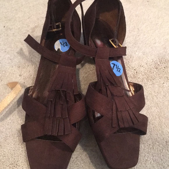 Rampage Shoes - Rampage Suede Sandals
